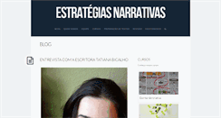 Desktop Screenshot of estrategiasnarrativas.org